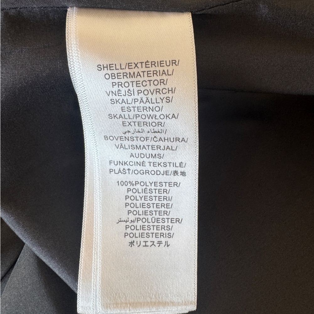 Aidan Mattox Black Satin Long Sleeve Blazer Dress - Picture 4 of 15